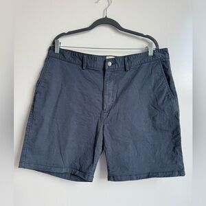 Flint and Tinder 365 Chino Short Men Size 38 Navy Blue cotton spandex stretch